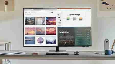 Gran diagonal y gran rebaja: este espectacular monitor 'inteligente' de 43' UHD de Samsung solo cuesta 349 euros, ¡precio mínimo!